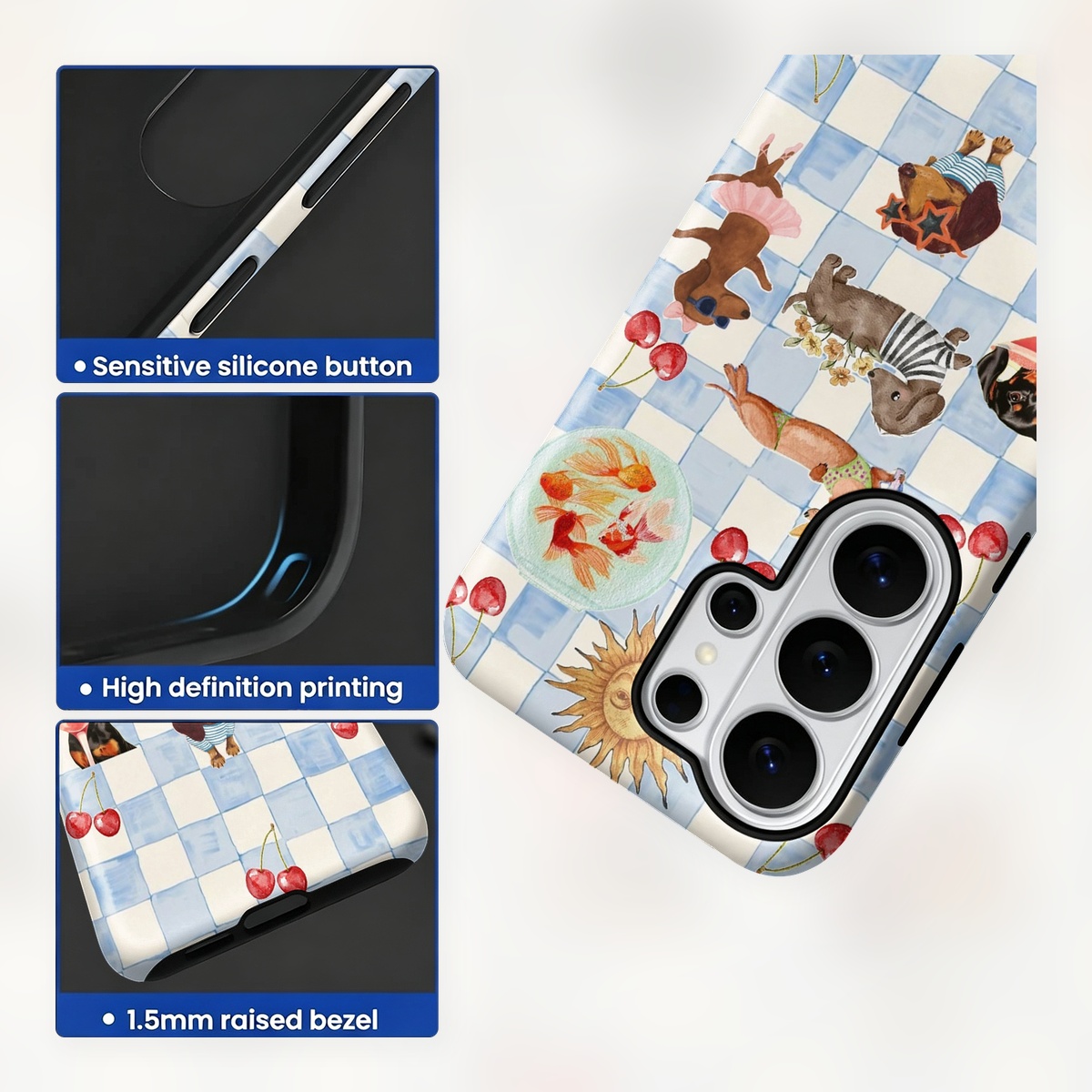 เคสโทรศัพท์ลายสุนัขตลก 2-in-1  - Computer Case บทวิจารณ์และราคา
