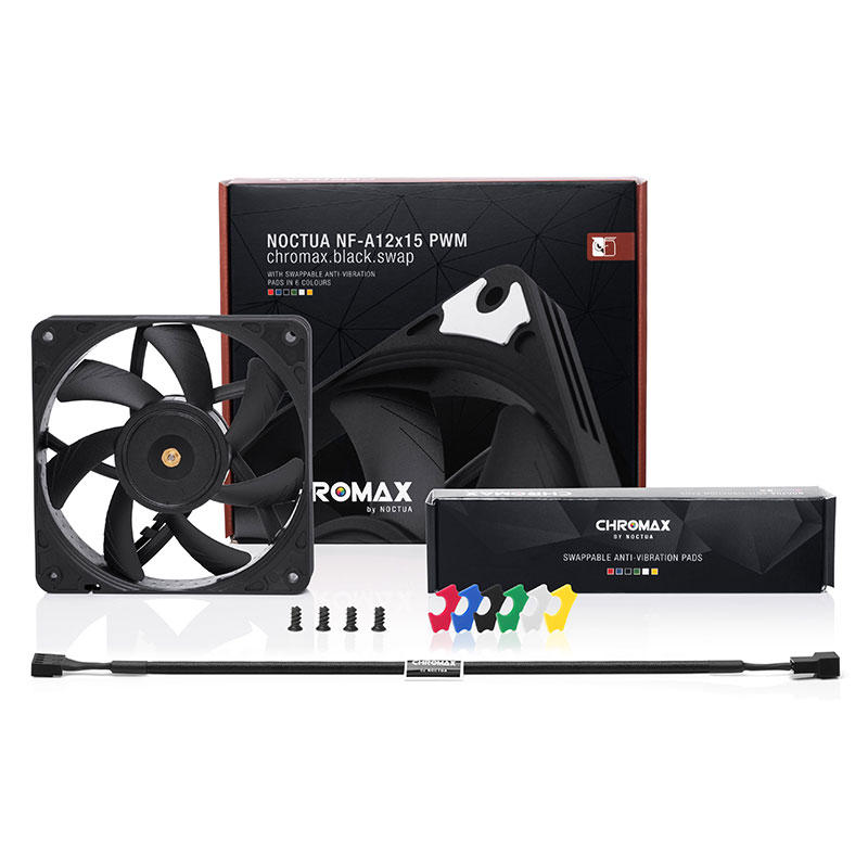 Noctua NF-A12x15 PWM chromax.  - Case Fan Controller บทวิจารณ์และราคา
