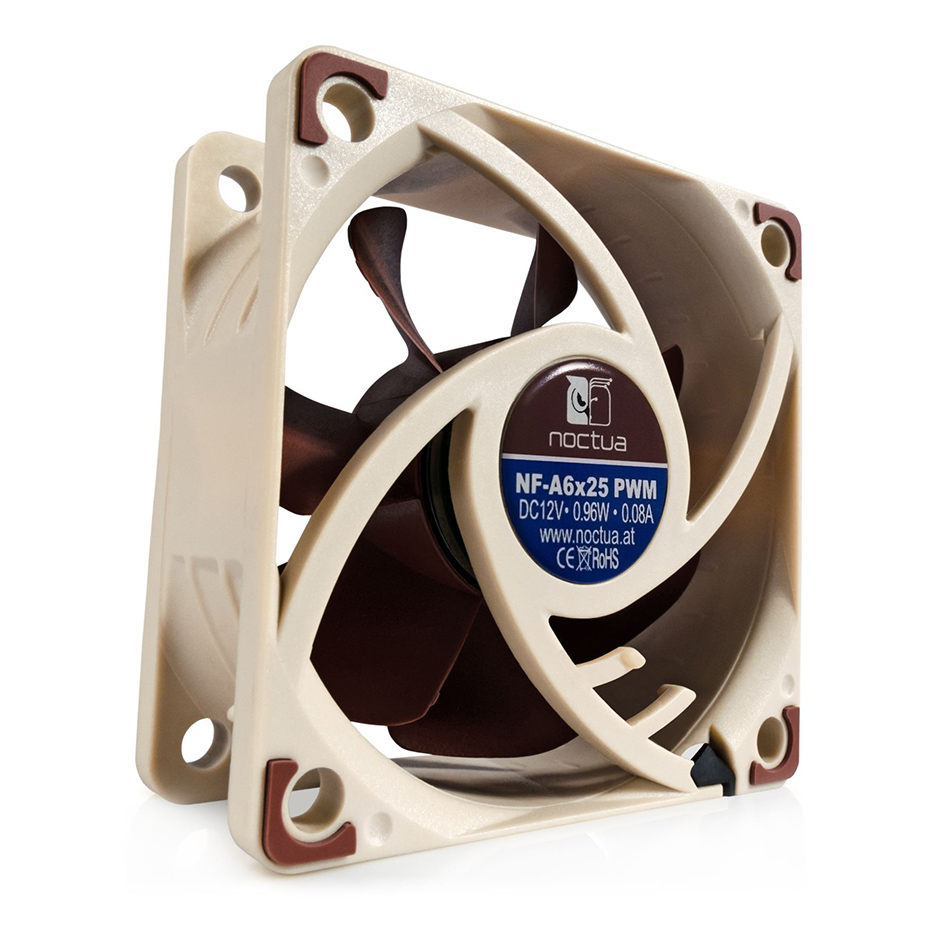 Noctua พัดลมเคส NF-A6x25พัดลมค - Case Fan Controller บทวิจารณ์และราคา