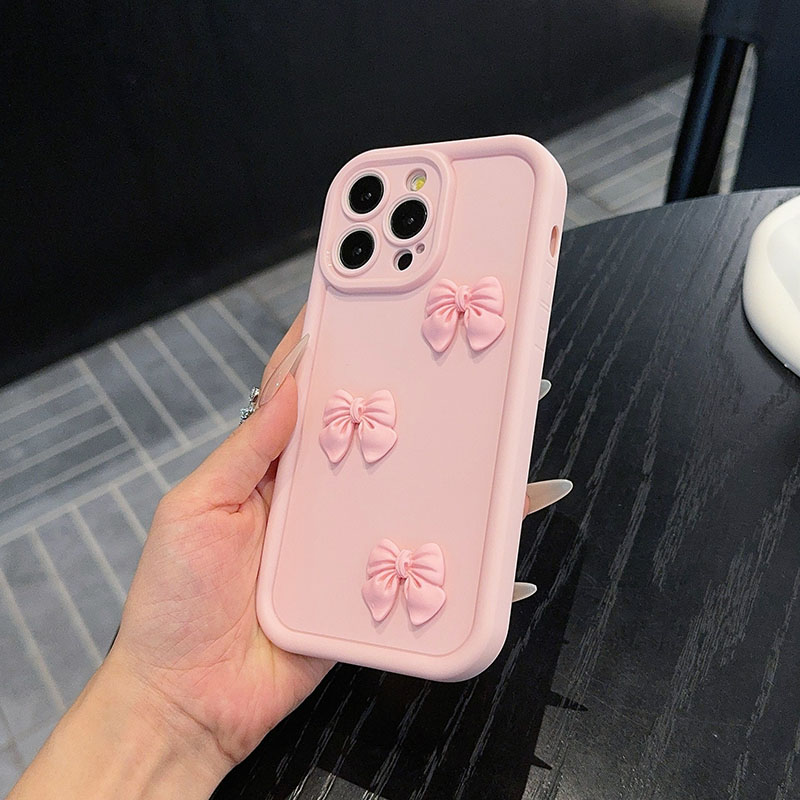 เคสโทรศัพท์ลายโบว์สีชมพู สำหรั - Matte Pc Case บทวิจารณ์และราคา